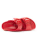 Mandel Klapki w kolorze czerwonym