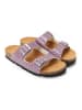 Mandel Slippers "Alberto" paars