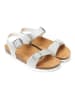 Mandel Sandalen "Ines" in Silber