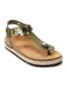 Mandel Sandalen "Leon" in Grün