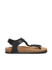 Mandel Teenslippers "Aida" zwart