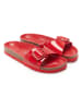 Mandel Klapki w kolorze czerwonym