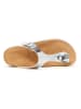 Mandel Teenslippers zilverkleurig