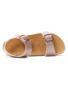 Mandel Sandalen "Ines" in Rosa