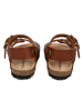 BABUNKERS Family Leder-Sandalen in Cognac