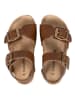 BABUNKERS Family Leder-Sandalen in Braun
