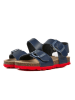 BABUNKERS Family Leder-Sandalen in Dunkelblau