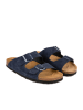 BABUNKERS Family Leder-Pantoletten in Dunkelblau