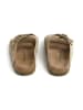 BABUNKERS Family Leder-Pantoletten in Khaki