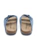 BABUNKERS Family Leder-Pantoletten in Blau