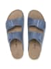 BABUNKERS Family Leren slippers blauw
