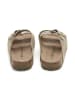 BABUNKERS Family Leder-Pantoletten in Khaki