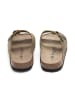 BABUNKERS Family Leder-Pantoletten in Khaki