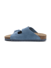 BABUNKERS Family Leren slippers blauw