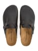BABUNKERS Family Leder-Clogs in Schwarz
