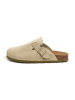 BABUNKERS Family Leder-Clogs in Beige