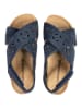 BABUNKERS Family Leren sandalen donkerblauw