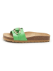 BABUNKERS Family Leren slippers groen