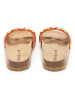 BABUNKERS Family Leren slippers oranje