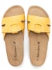 BABUNKERS Family Leren slippers geel