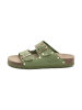 BABUNKERS Family Leren slippers groen