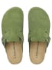 BABUNKERS Family Leder-Clogs in Grün