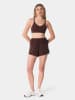 Carpatree Trainingsshorts "Balletcore" in Braun
