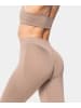 Carpatree Legginsy sportowe "Accolade" w kolorze beżowym