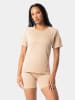 Carpatree Koszulka sportowa "Simply" w kolorze beżowym