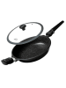 Stoneline 2tlg. Set: Bratpfanne ''Imagination Plus'' in Schwarz - Ø 28 cm