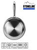 Stoneline 2-delige set: braadpan "Professional" zilverkleurig - Ø 24 cm
