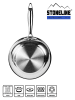 Stoneline 2tlg. Set: Bratpfanne "Professional" in Silber - Ø 20 cm
