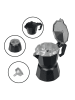 Stoneline 4tlg. Kaffee-Set in Schwarz