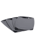 Stoneline 4er-Set: Schneidebretter in Grau - (L)26,5 x (B)16,5 cm