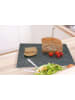 Stoneline 2er-Set: Herdabdeckplatten in Schwarz - (L)52 x (B)30 cm