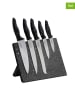 Stoneline 5tlg. Messerblock-Set in Schwarz