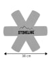 Stoneline 2er-Set: Pfannenschützer in Grau - Ø 38 cm