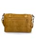 ORE10 Leder-Umhängetasche "Sim" in Hellbraun - (B)30 x (H)21 x (T)8 cm