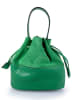 ORE10 Leren handtas groen - (B)23 x (H)20 x (D)9 cm