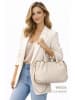 ORE10 Leren handtas "Wesa" crème - (B)33 x (H)20 x (D)16 cm