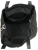 ORE10 Leder-Schultertasche "Acacia" in Schwarz - (B)30 x (H)26 x (T)16 cm