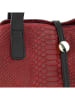 ORE10 Leren schoudertas "Acacia" rood - (B)30 x (H)26 x (D)16 cm