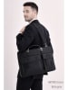 ORE10 Leder-Businesstasche "Bologna" in Schwarz - (B)38 x (H)29 x (T)11 cm