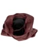 ORE10 Leren schoudertas "Vercelli" bordeaux - (B)40 x (H)30 x (D)14 cm