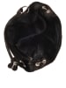 ORE10 Leder-Henkeltasche "Carre" in Schwarz - (B)45 x (H)30 x (T)14 cm