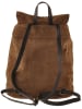 ORE10 Leren rugzak "Chiny" bruin - (B)38 x (H)40 x (D)17 cm