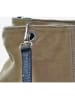 ORE10 Leder-Henkeltasche in Taupe - (B)32 x (H)20 x (T)14 cm