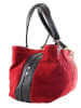 ORE10 Leren handtas rood - (B)32 x (H)20 x (D)14 cm