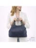ORE10 Leder-Henkeltasche in Dunkelblau - (B)34 x (H)29 x (T)18 cm