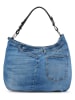ORE10 Handtas "Mams" blauw/zwart - (B)33 x (H)28 x (D)14 cm